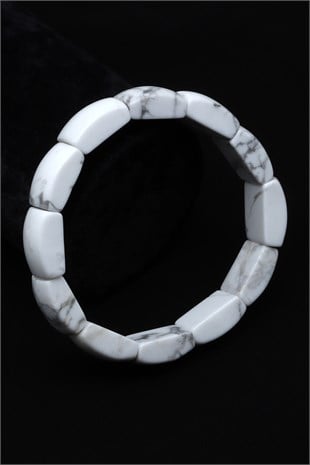 Havlit Doğal Taş Bileklik 10 x 17 mm Özel Kesim - BLK-2469