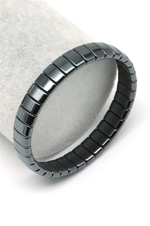 Hematit Doğal Taş Bileklik 5 x 9 mm Özel Kesim - BLK-2569