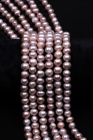 İnci Doğal Taş Dizi 7 x 8 mm Özel Kesim - DZ-1407