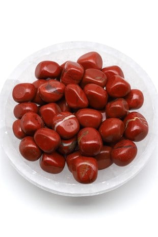Jasper Doğal Taş Tamburlanmış Parça - Tımbıl - TMB-0218
