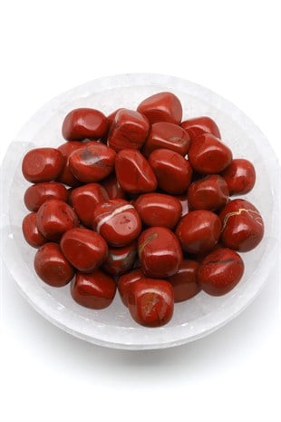 Jasper Doğal Taş Tamburlanmış Parça - Tımbıl - TMB-0218