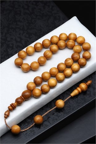 Kayın Ağacı Tesbih 11 mm Küre Kesim - T-1910