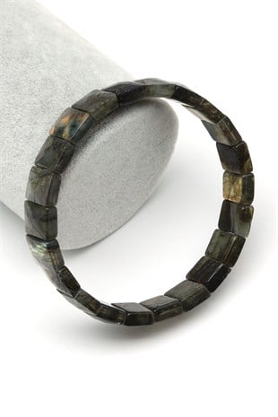 Labradorit Doğal Taş Bileklik 10 x 12 mm Özel Kesim - BLK-2560