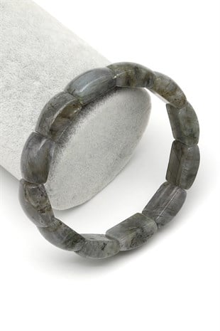 Labradorit Doğal Taş Bileklik 10 x 17 mm Özel Kesim - BLK-2418