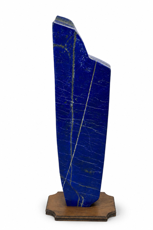 Lapis Lazuli Doğal Taş Ahşap Standlı Jeot - JE-0010