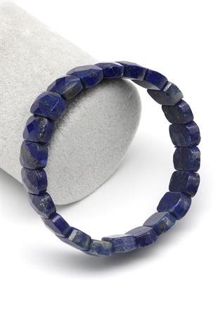 Lapis Lazuli Doğal Taş Bileklik 9 x 14 mm Özel Kesim