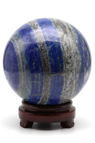 Lapis Lazuli Doğal Taş Standlı Küre - 4167 Gr.