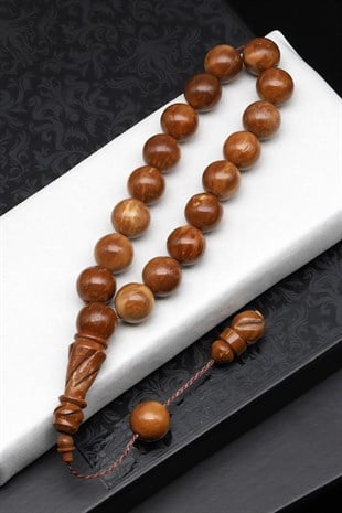 Maskot Efe Kuka Ağacı Tesbih 13 x 14 mm Küre Kesim - T-1876