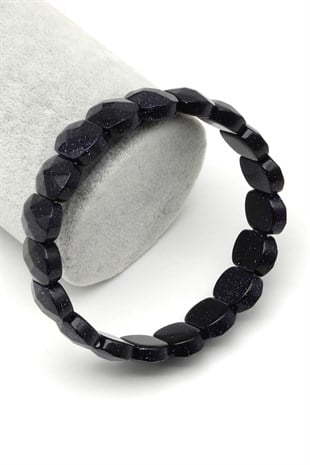 Mavi Yıldız Taşı Bileklik 11 x 15 mm Özel Kesim - BLK-2409