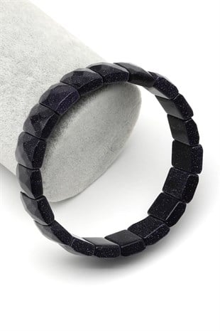 Mavi Yıldız Taşı Bileklik 11 x 15 mm Özel Kesim - BLK-2419