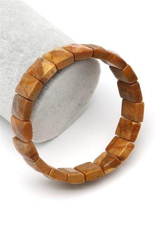 Mercan Doğal Taş Bileklik 11 x 15 mm Özel Kesim - BLK-2423