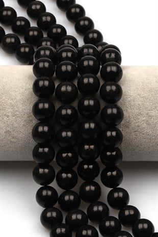 Shungite Doğal Taş Dizi 12 mm Küre Kesim - DZ-1093