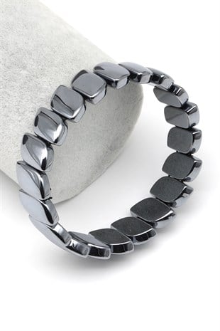 Terahertz Doğal Taş Bileklik 9 x 16 mm Özel Kesim - BLK-2426