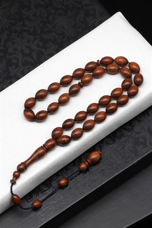 Yılan Ağacı Tesbih 7 x 11 mm Beyzi Kesim - T-1858
