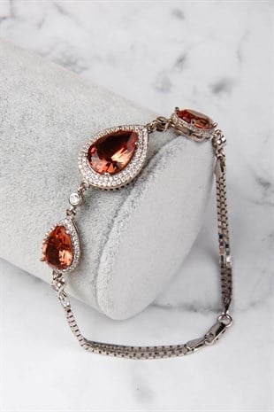 Zultanit 925 Ayar Gümüş Bileklik 