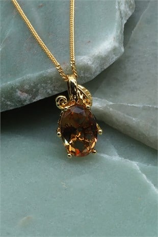 Zultanit Gold Renkli Kolye - KLY-1669