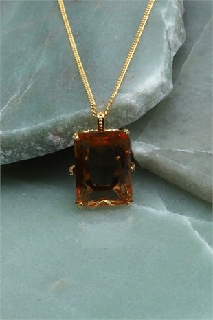 Zultanit Gold Renkli Kolye - KLY-1670