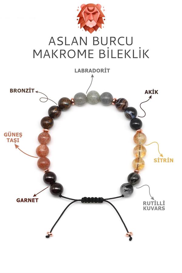 健康アクセサリー maya71912750 aslan-burcu-taslarindan-olusan