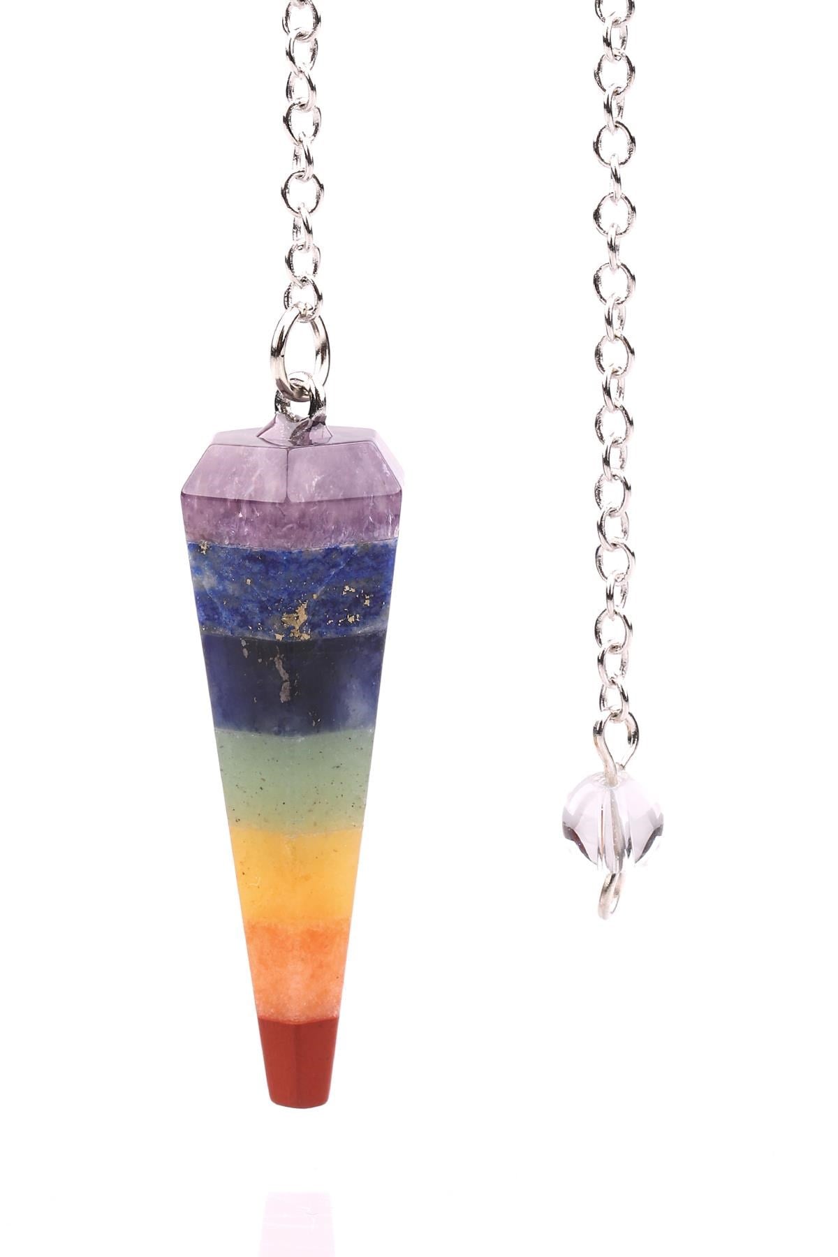 7 Çakra Doğal Taş Pandül