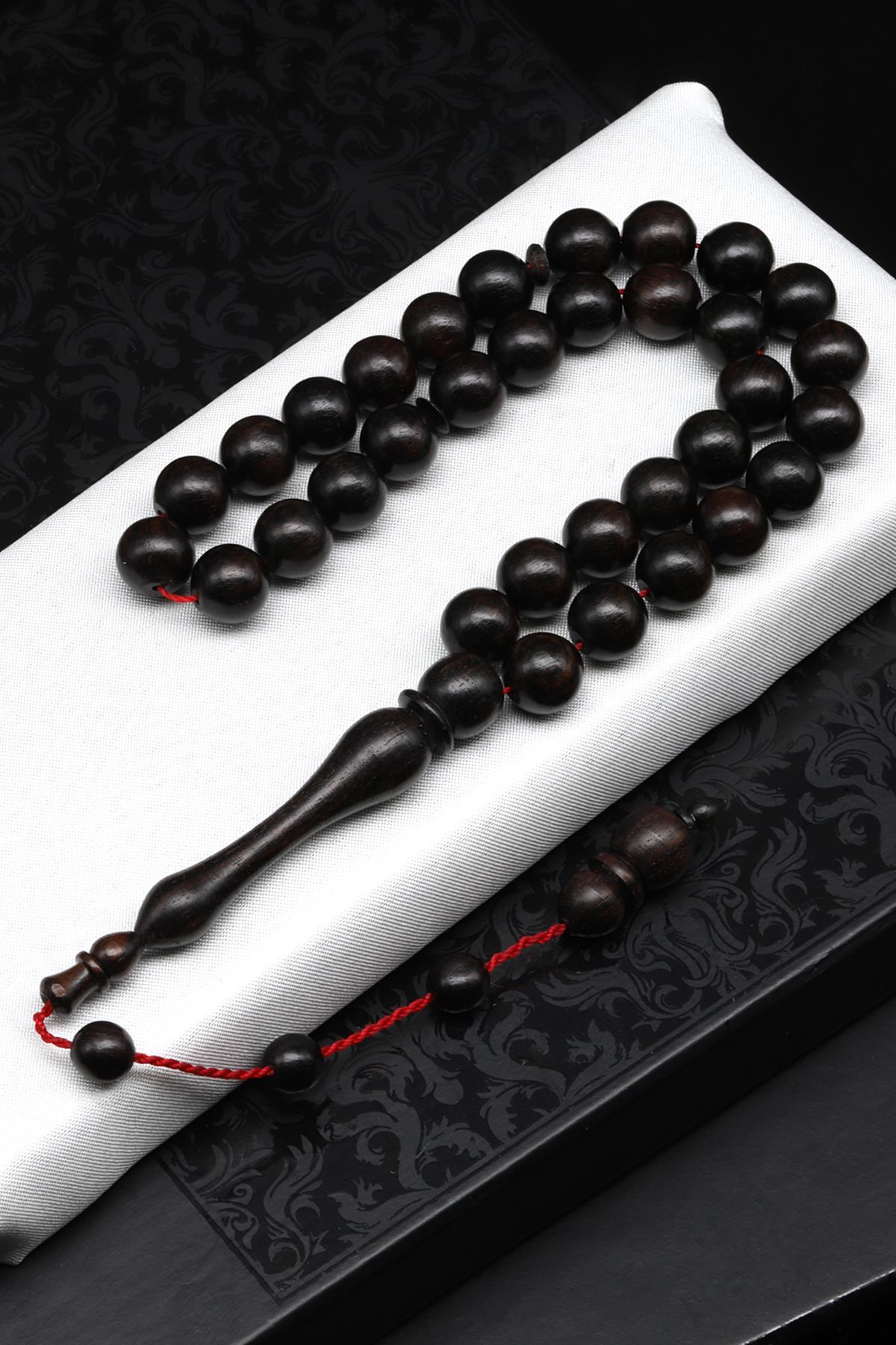 Abanoz Ağacı Tesbih 10 mm Küre Kesim