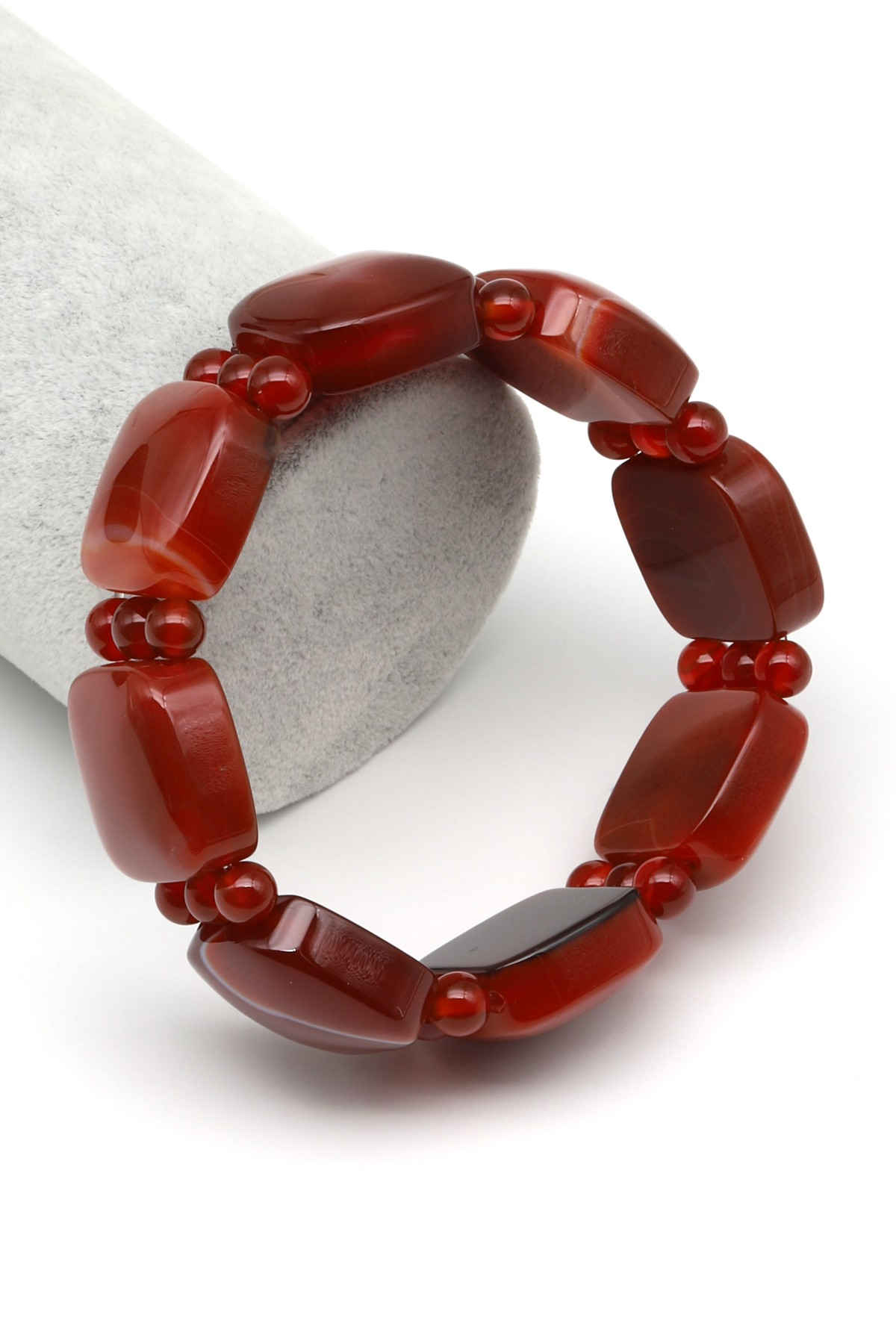 Akik Doğal Taş Bileklik 21 x 22 mm Özel Kesim - BLK-2284