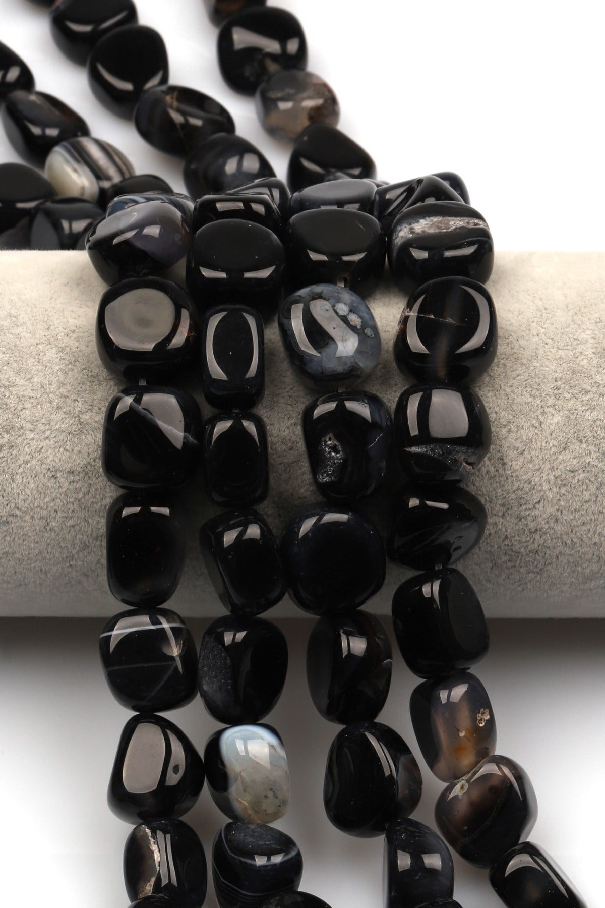 Akik Doğal Taş Dizi 13 x 15 mm Şekilsiz Kesim - DZ-1343
