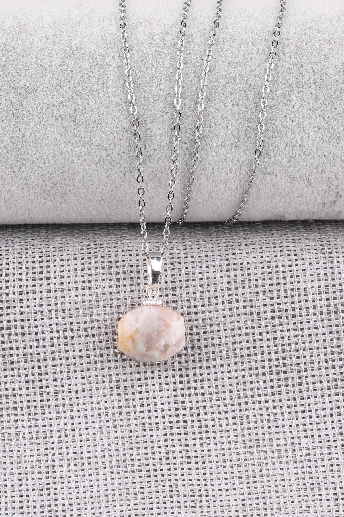 Akik Doğal Taş Kolye