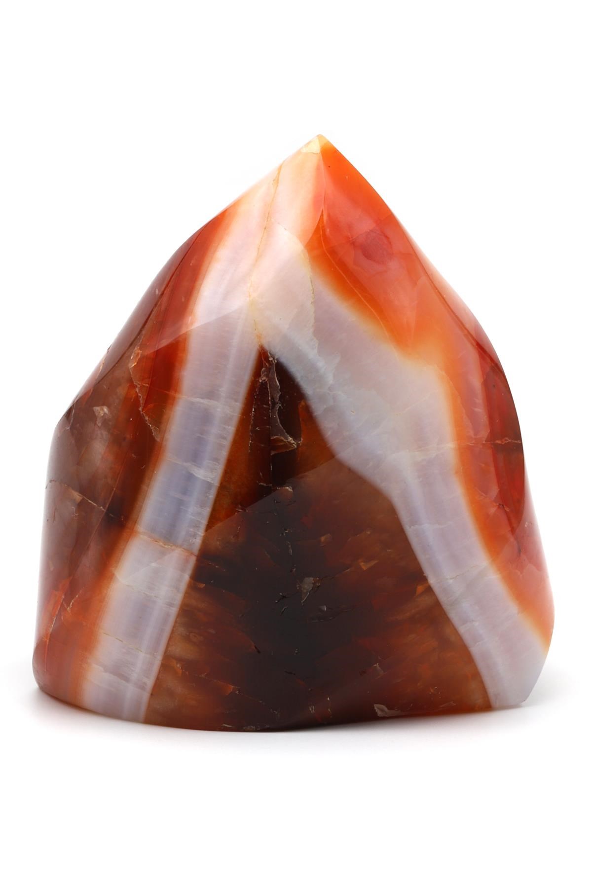 Akik Doğal Taş Spiral Parça - 294 Gr.