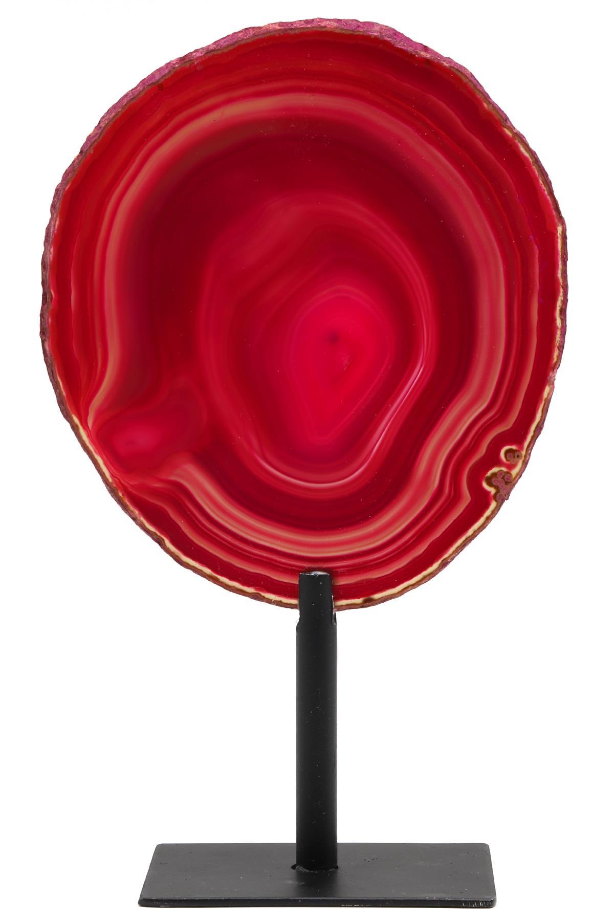 Akik Doğal Taş Standlı Plaka