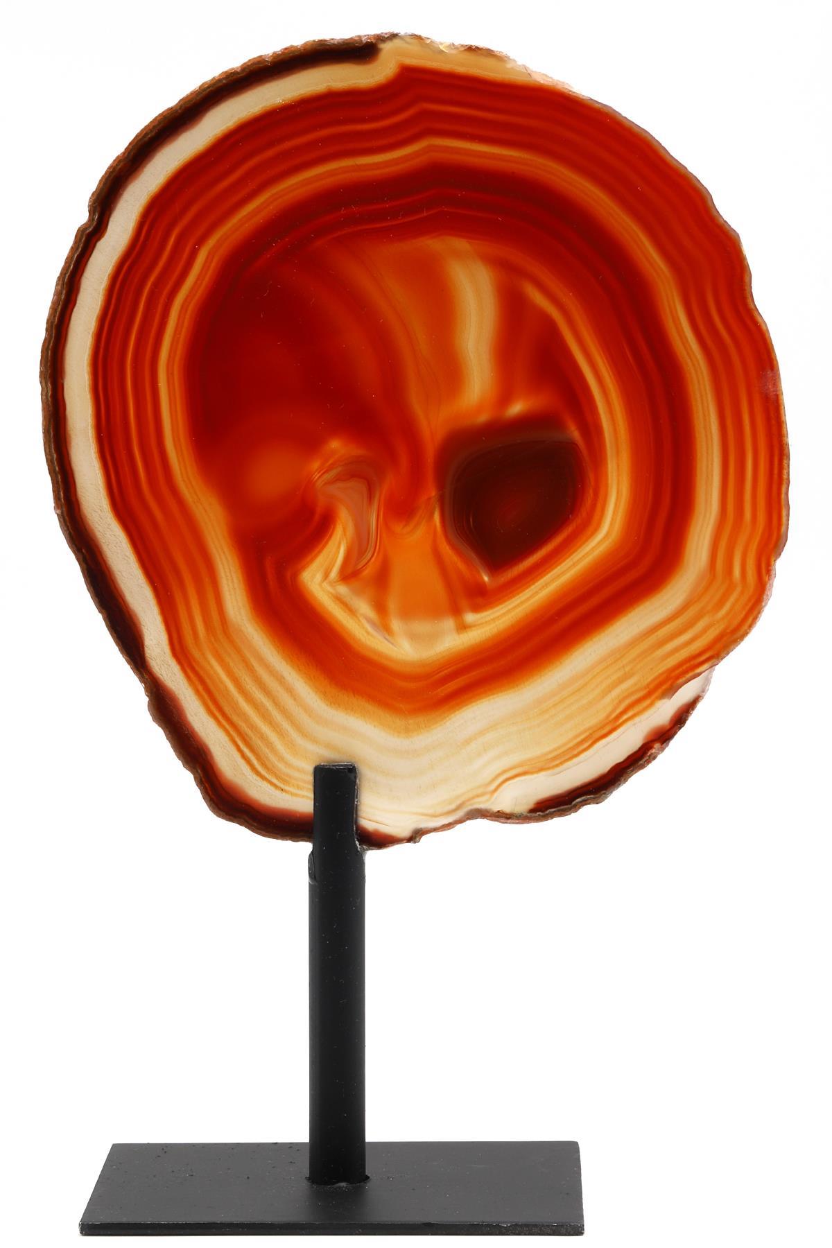 Akik Doğal Taş Standlı Plaka