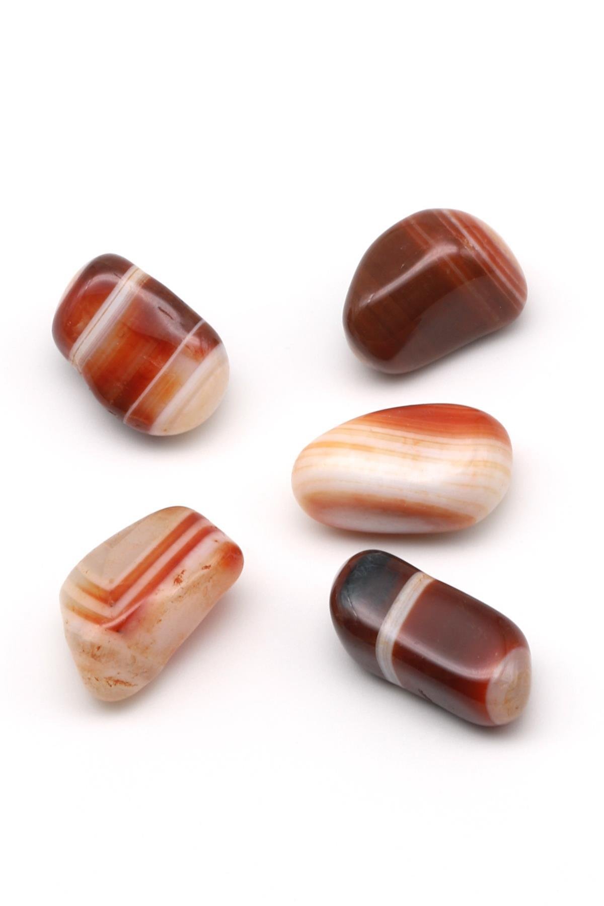 Akik Doğal Taş Tamburlanmış Parça - Tımbıl