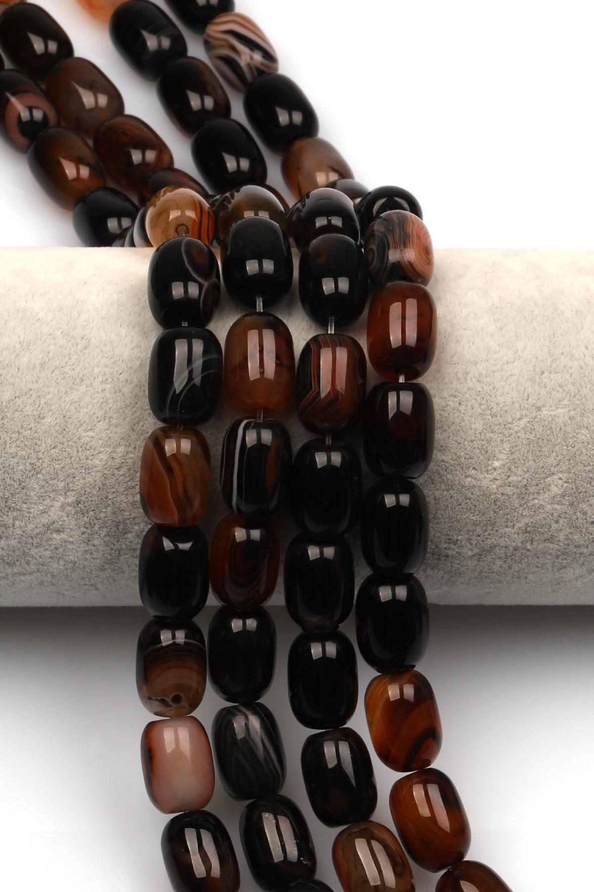 Akik Doğaltaş Dizi 10 x 14 mm Özel Kesim