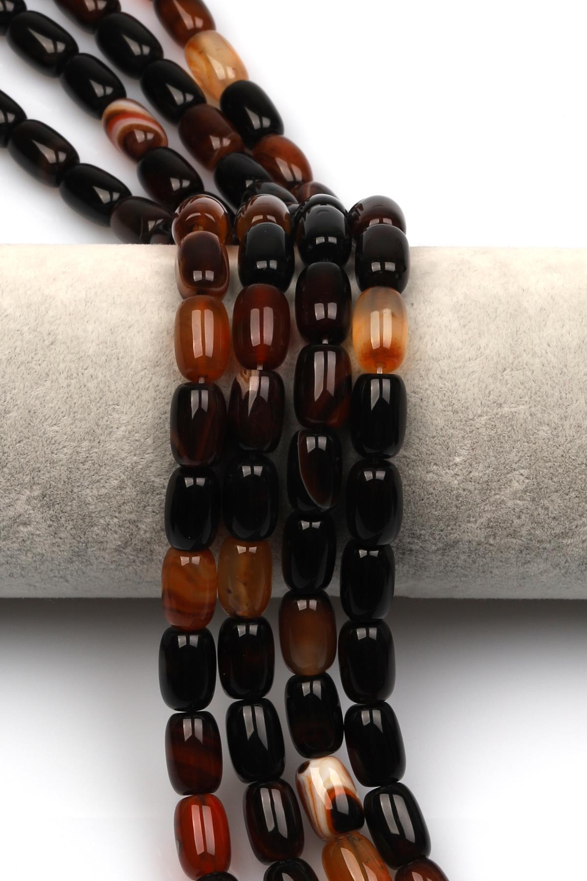 Akik Doğaltaş Dizi 8 x 11 mm Özel Kesim