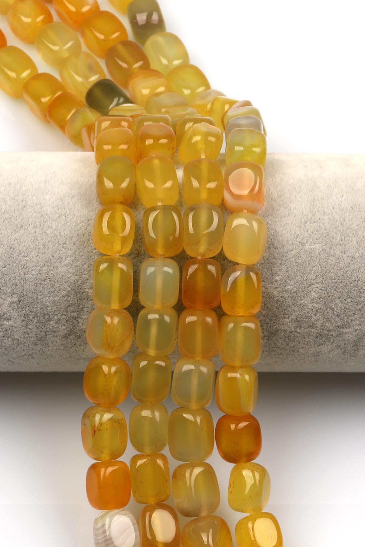 Akik Doğaltaş Dizi 9 x 12 mm Özel Kesim