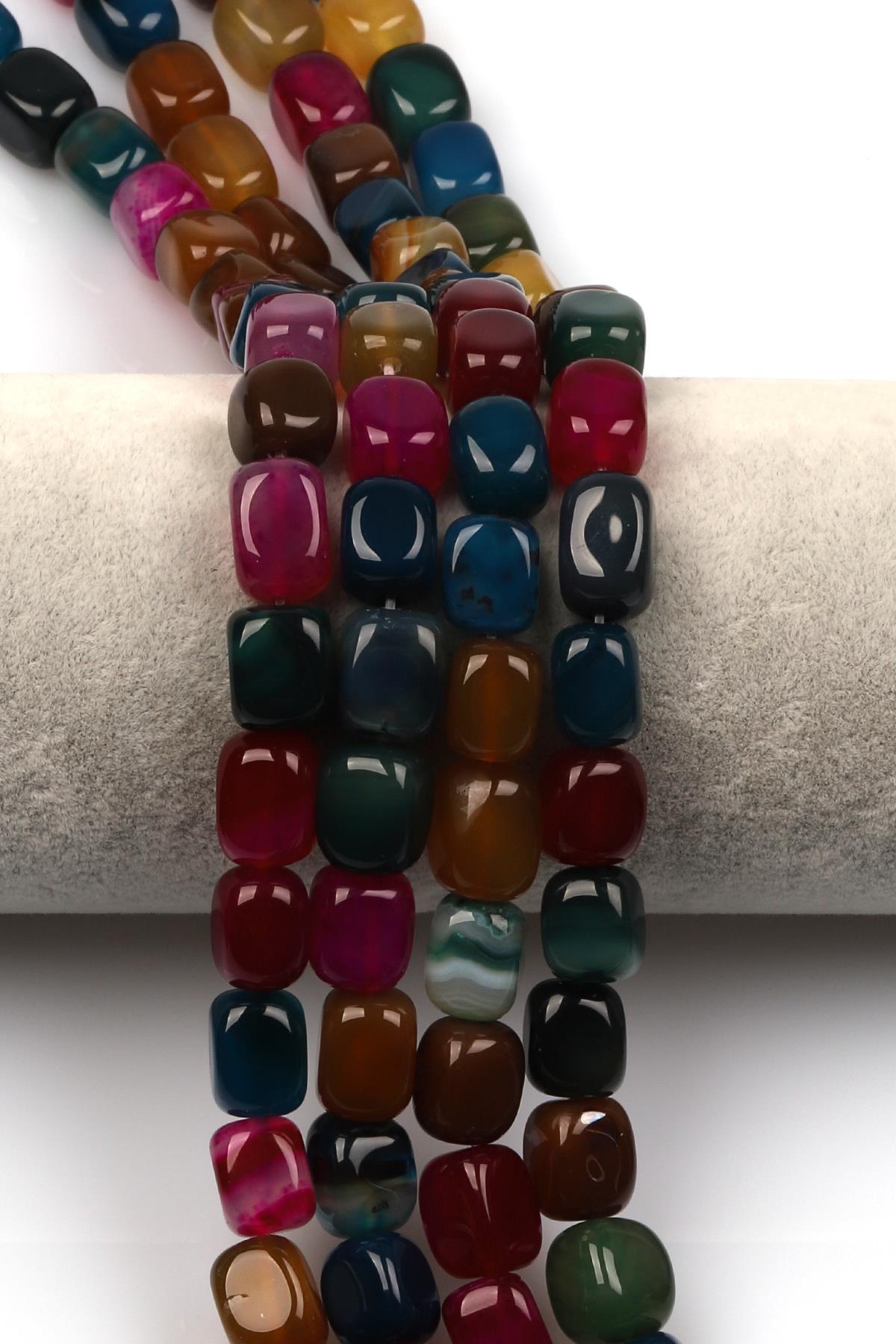 Akik Doğaltaş Dizi 9 x 12 mm Özel Kesim