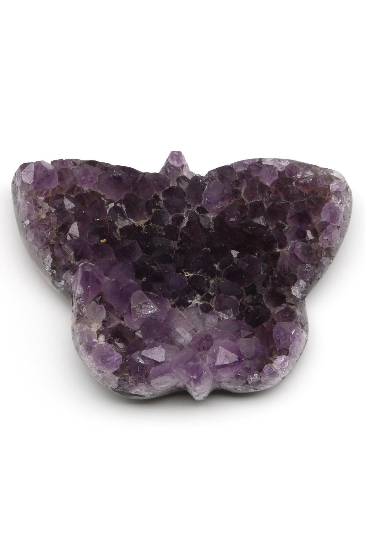 Ametist Doğal Taş Kelebek