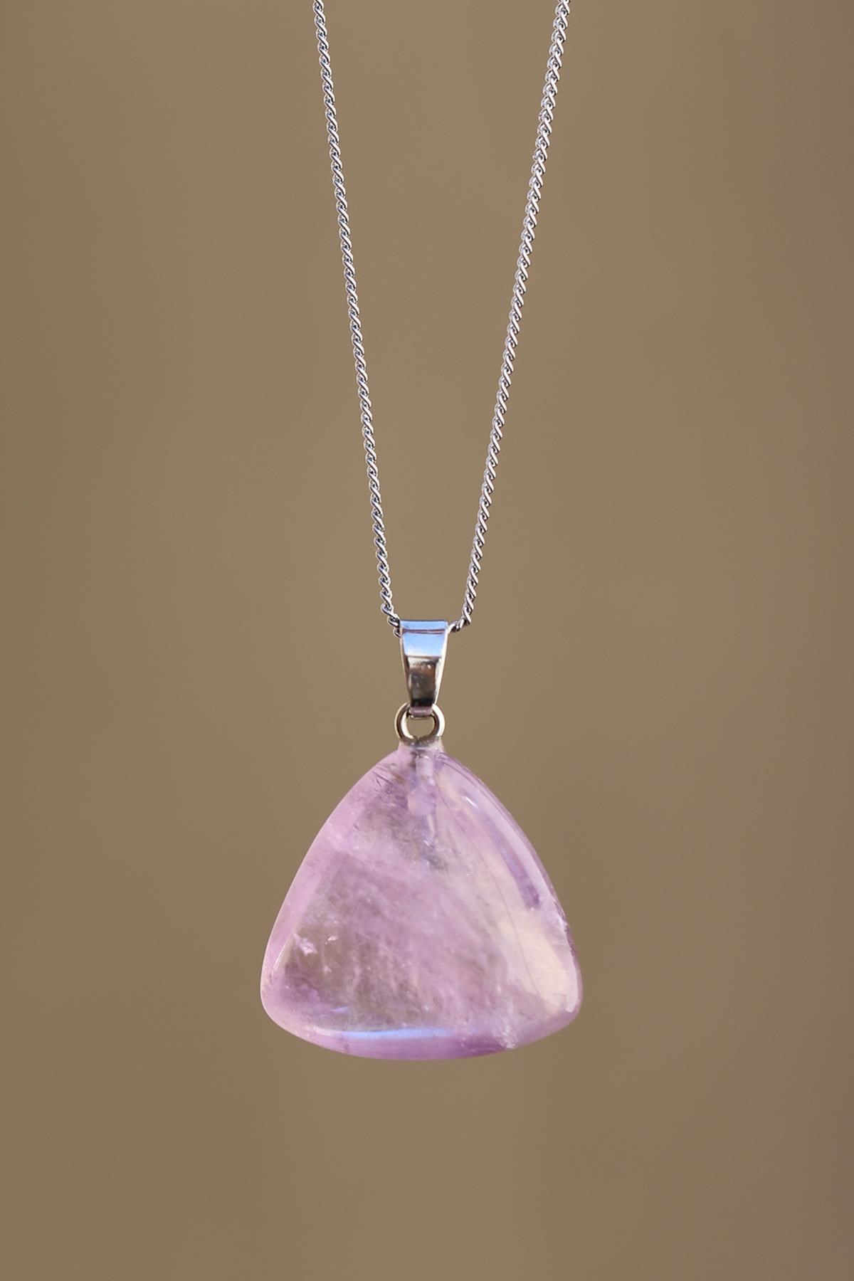 Ametist Doğal Taş Kolye