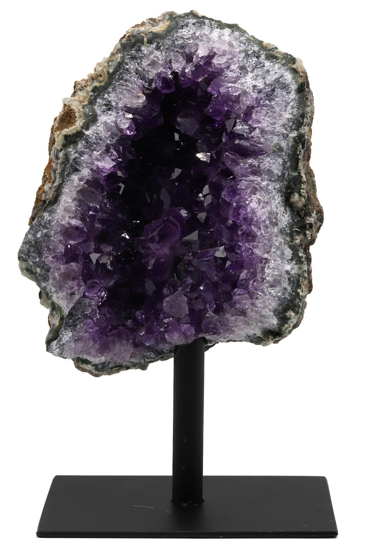 Ametist Doğal Taş Standlı Ham Parça