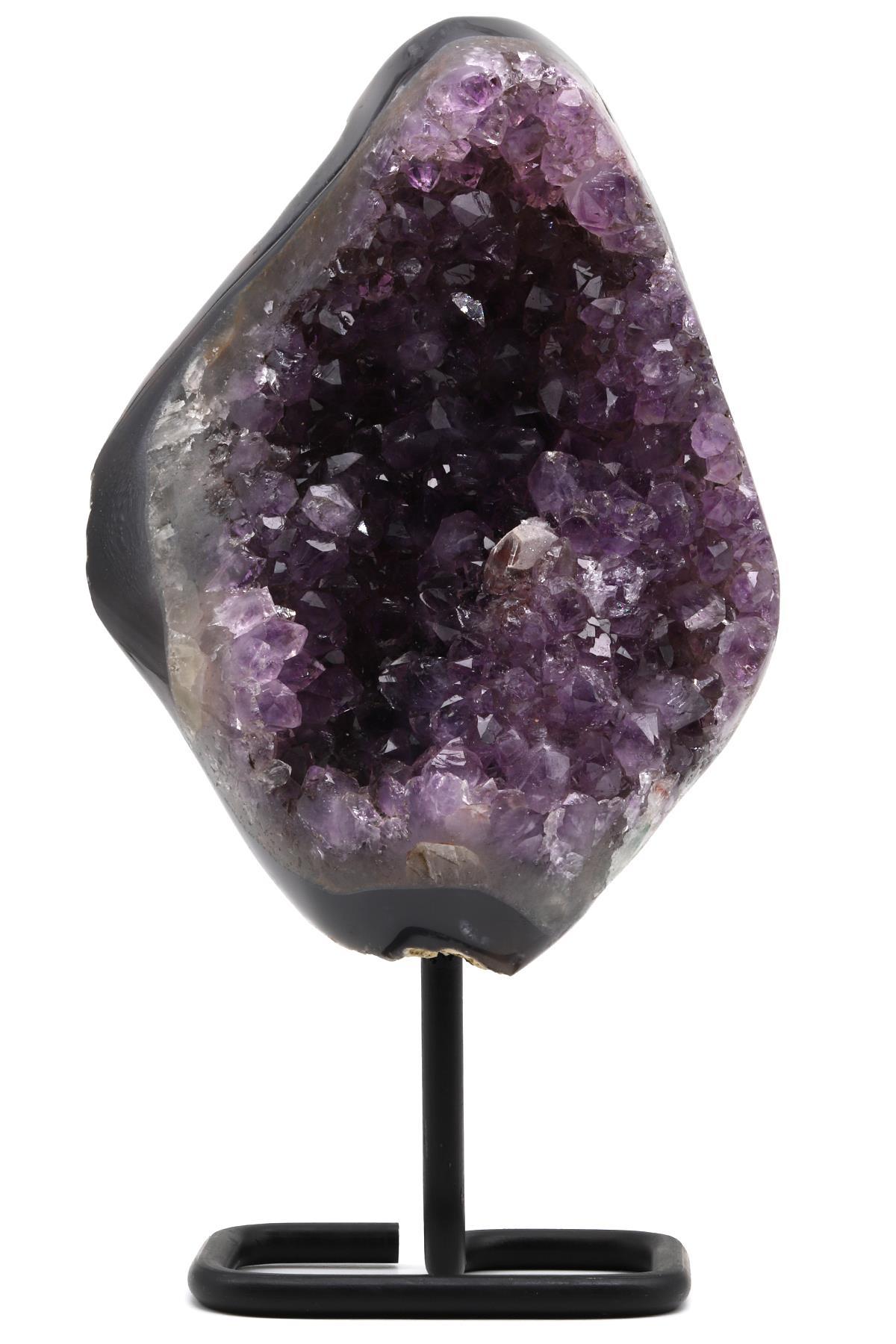 Ametist Doğal Taş Standlı Ham Parça