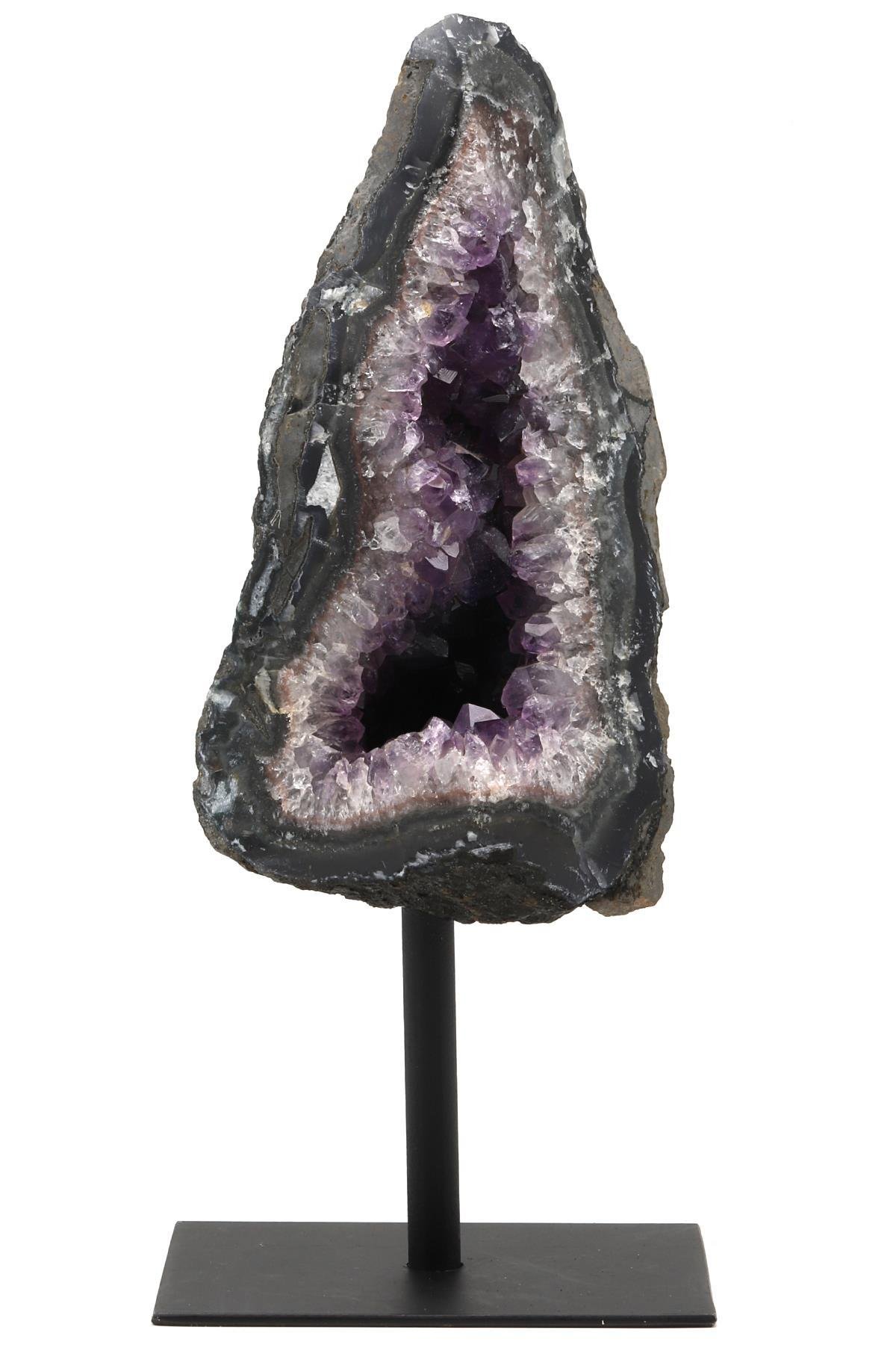 Ametist Doğal Taş Standlı Ham Parça - 1114 Gr.