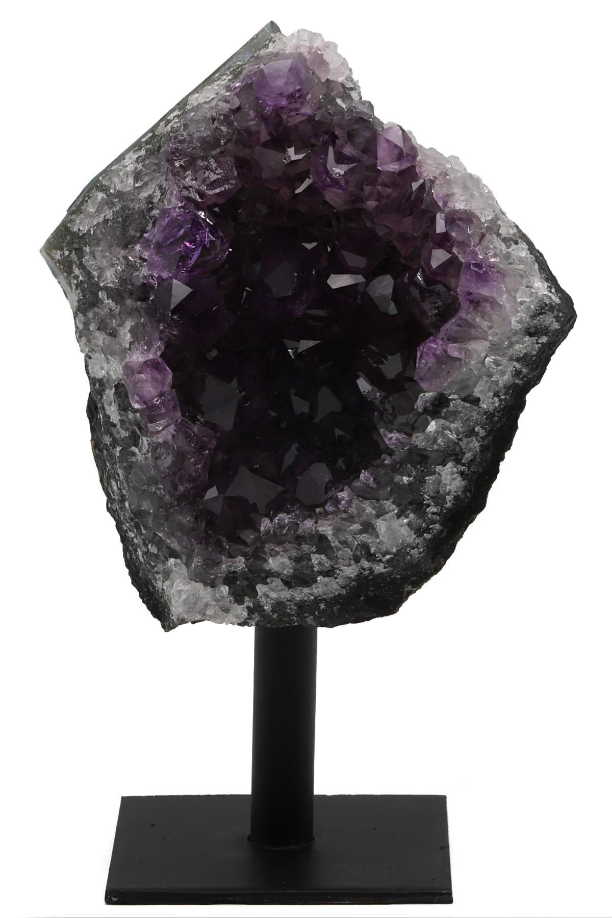 Ametist Doğal Taş Standlı Ham Parça