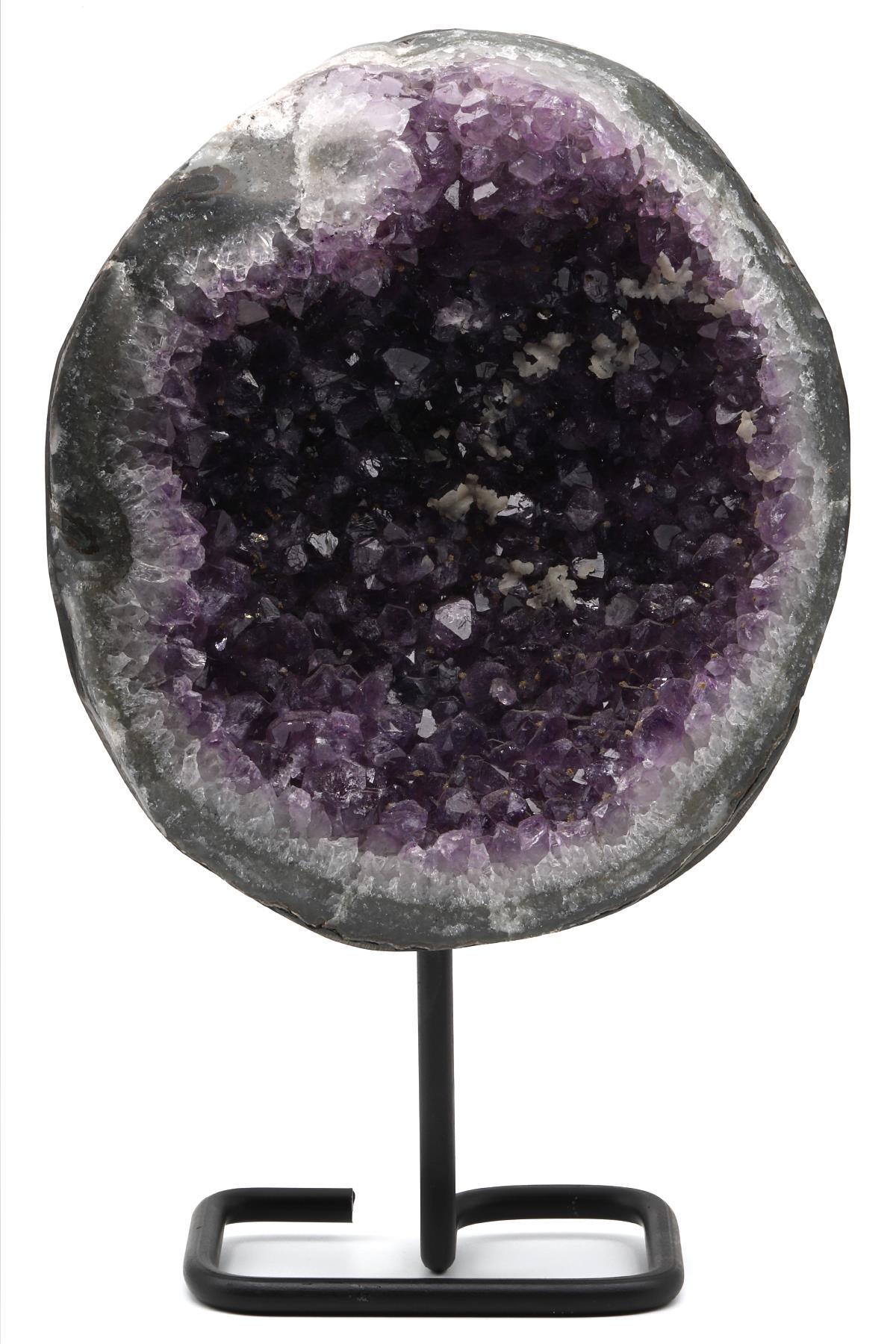 Ametist Doğal Taş Standlı Ham Parça - 4339 Gr.