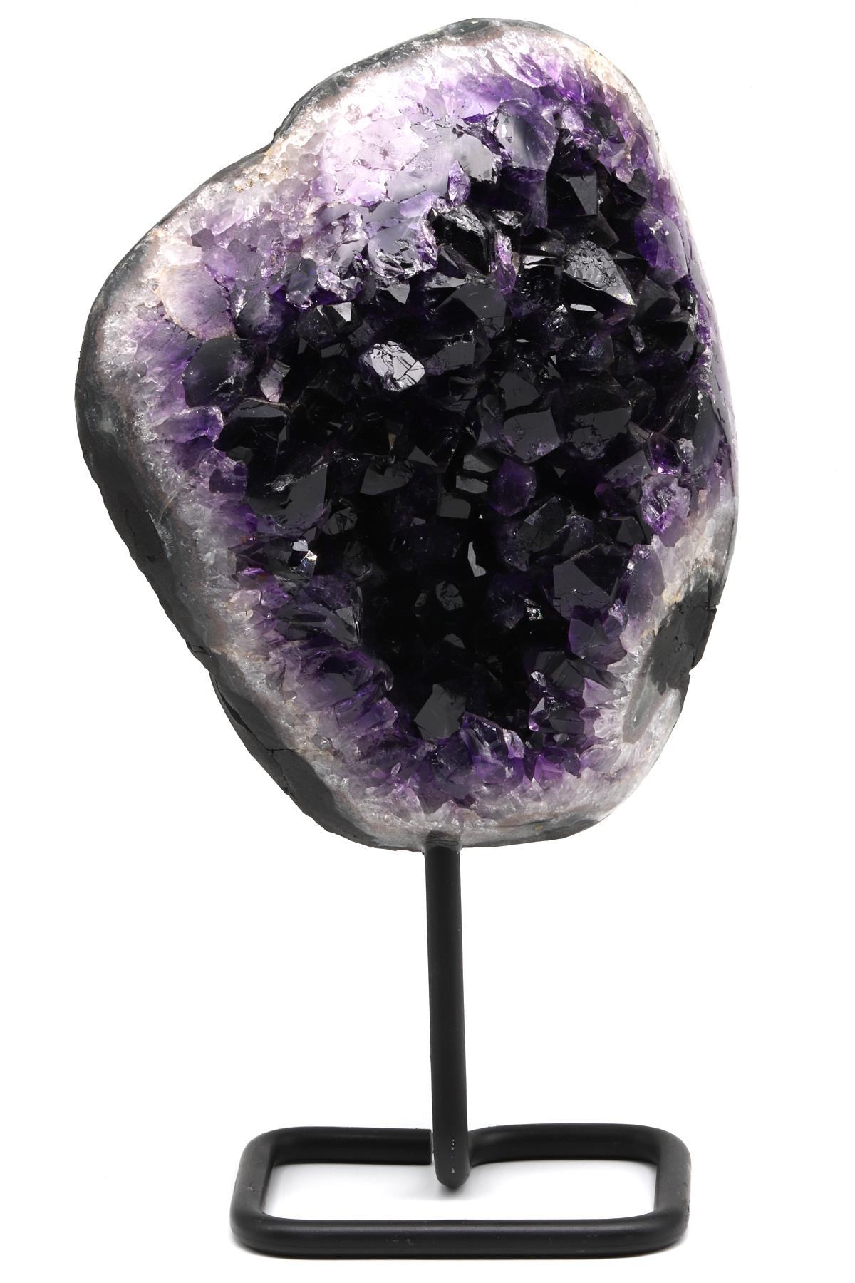 Ametist Doğal Taş Standlı Ham Parça