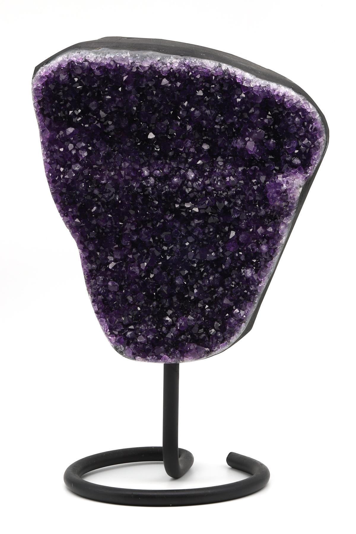 Ametist Doğal Taş Standlı Ham Parça