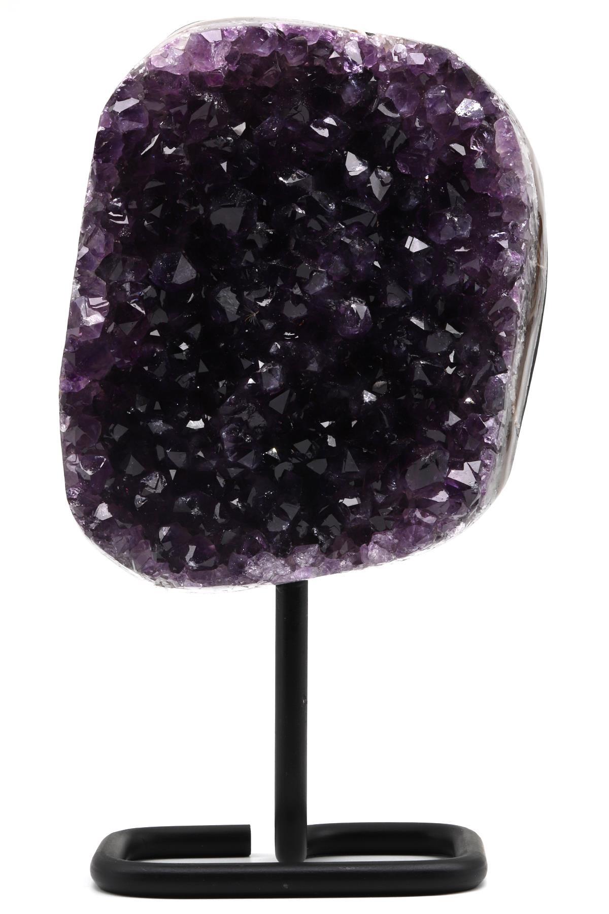 Ametist Doğal Taş Standlı Ham Parça