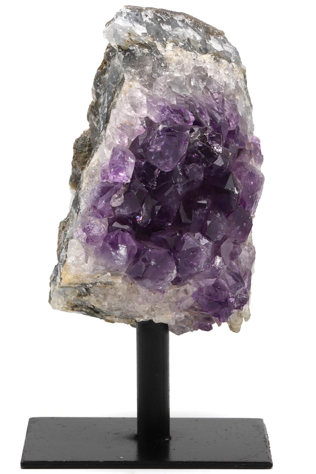 Ametist Doğal Taş Standlı Ham Parça - 625 Gr.