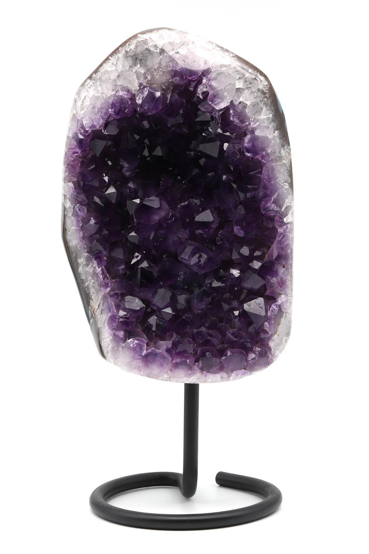 Ametist Doğal Taş Standlı Ham Parça