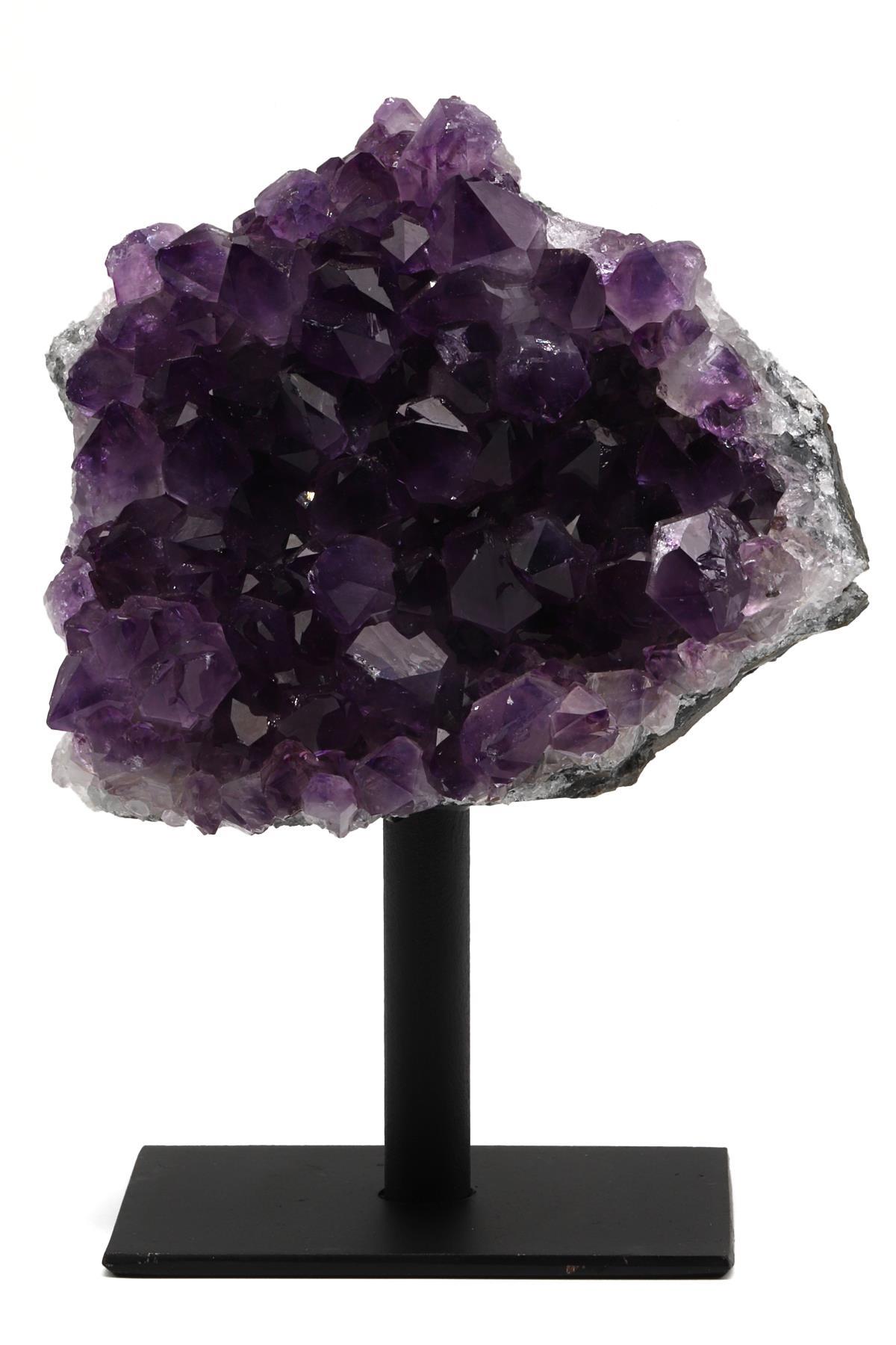 Ametist Doğal Taş Standlı Ham Parça