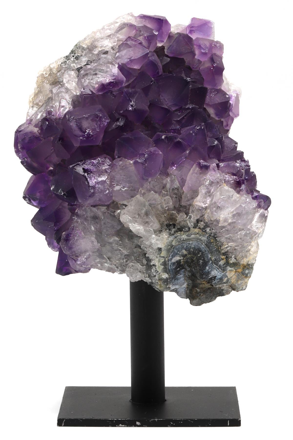 Ametist Doğal Taş Standlı Ham Parça