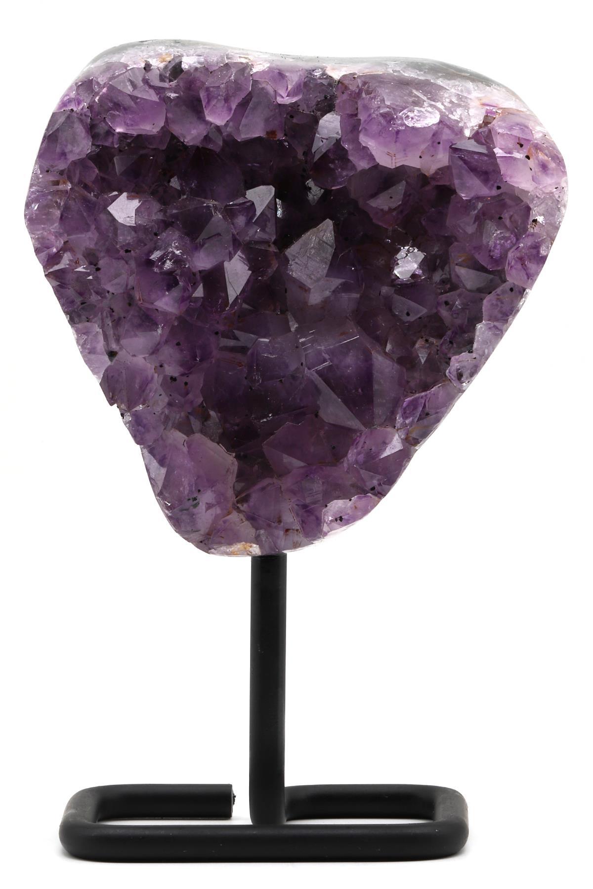 Ametist Doğal Taş Standlı Ham Parça